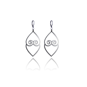 earrings.plexiglass,SILVER,steel,Heart (code:12sl) - ορείχαλκος, ατσάλι, κρεμαστά, μεγάλα, με κλιπ