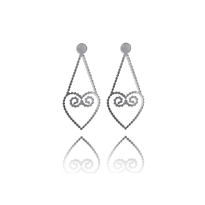 DEALS ,3 PIECES,3 COLORS,earrings plexiglass,steel,Heart ,(code:14pac) - καρδιά, plexi glass, ατσάλι, κρεμαστά, μεγάλα, πολυέλαιοι - 5