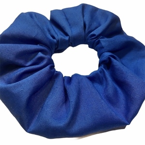 Handmade Scrunchie Electric Blue - λαστιχάκια μαλλιών