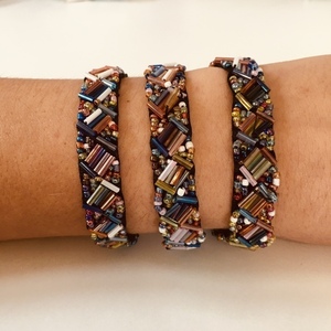 Βραχιολι - Beading bracelet - χάντρες, χεριού - 3