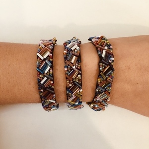 Βραχιολι - Beading bracelet - χάντρες, χεριού - 5