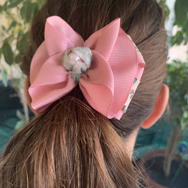 Κοκκαλάκι Vintage Bow - vintage, κορίτσι, στυλ φιόγκος, για τα μαλλιά, αξεσουάρ μαλλιών - 5
