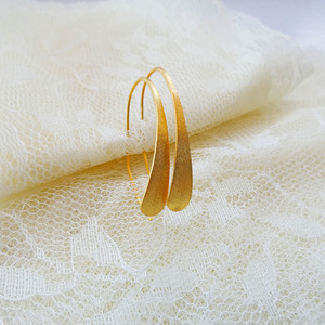 Shiny earrings - Χειροποίητα σκουλαρίκια από ασήμι 925 - ασήμι, επιχρυσωμένα, κρεμαστά, μεγάλα