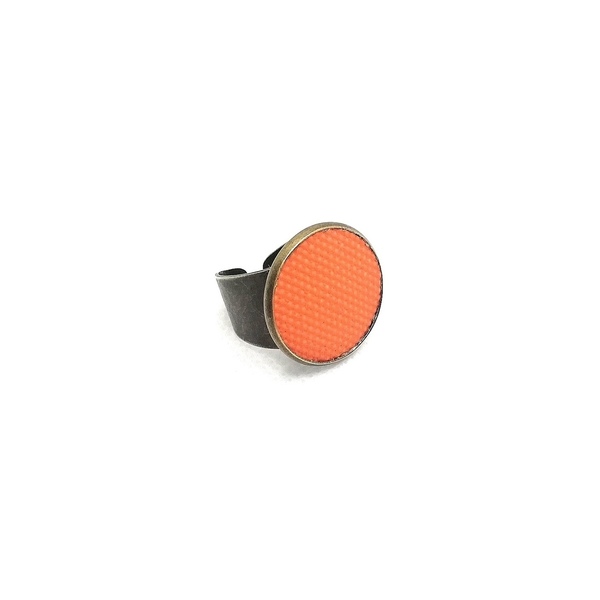 Δαχτυλίδι μπρονζέ πορτοκαλί - αυξομειούμενα, φθηνά