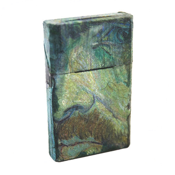 Θήκη πακέτου τσιγάρων «Van Gogh» - ντεκουπάζ, μεταλλικό