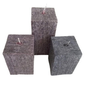 Κερί τετράγωνο ξυστό αρωματικό 3 τεμ. - αρωματικά κεριά