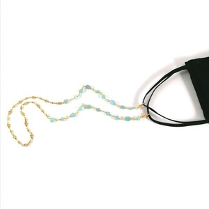 Ροζάριο Αλυσίδα για Μάσκα - Γυαλιά "Αμαζονίτης" - ημιπολύτιμες πέτρες, αλυσίδες, αλυσίδα γυαλιών - 2