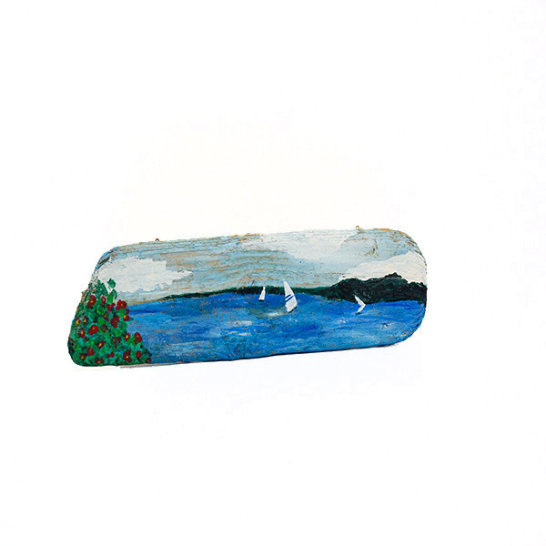 Πίνακας σε θαλασσόξυλο «Θάλασσα» - πίνακες & κάδρα, επιτοίχιο, πίνακες ζωγραφικής