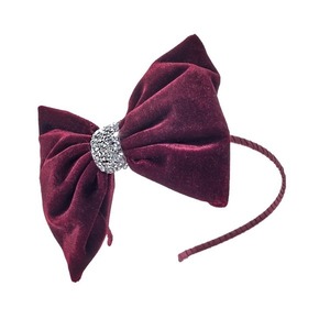Red wine velvet! Παιδική χειροποίητη στέκα για τα μαλλιά! - κορίτσι, χειροποίητα, αξεσουάρ μαλλιών