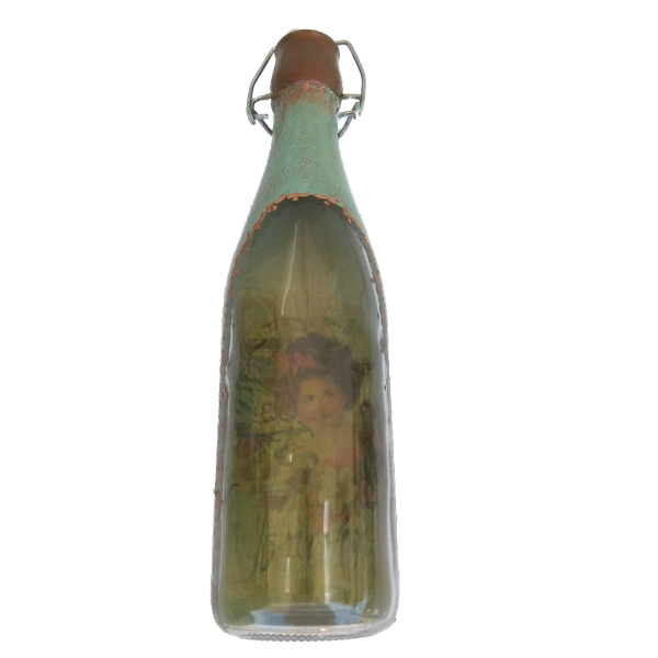 Διακοσμητικό γυάλινο μπουκάλι - γυαλί, διακοσμητικά μπουκάλια