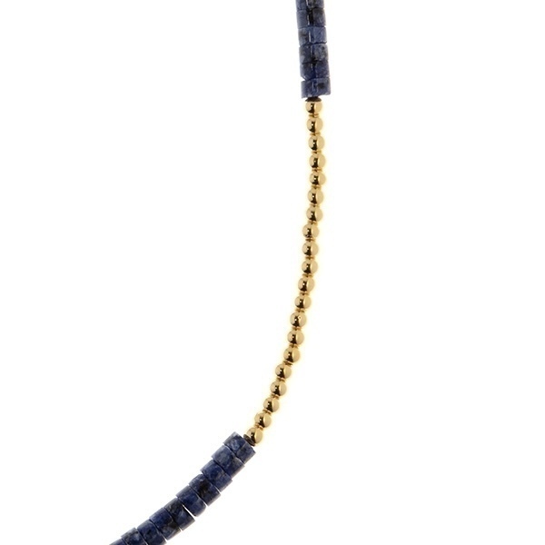 Blue Sky Beaded Necklace - ημιπολύτιμες πέτρες, γυναικεία, ασήμι 925 - 2