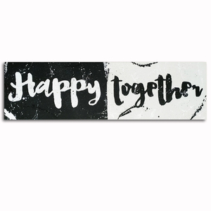 Πίνακας ζωγραφικής "Happy together" - πίνακες & κάδρα, πίνακες ζωγραφικής - 2