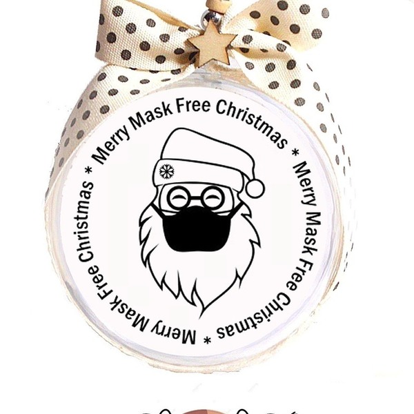 MERRY MASK FREE CHRISTMAS - σπίτι, χριστουγεννιάτικα δώρα, στολίδια - 3