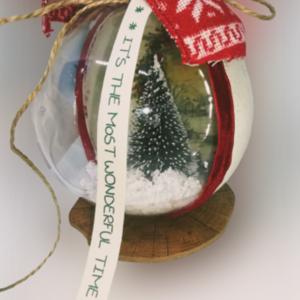 Χριστουγεννιάτικη Διακοσμημητικη Μπάλα "Santa Claus" - νονά, χριστουγεννιάτικο, διακοσμητικά, χριστουγεννιάτικα δώρα, μπάλες - 2