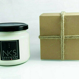 Αρωματικό Φυτικό Κερί Σόγιας - SNOW 340ml - δώρο, αρωματικά κεριά, φυτικό κερί, αρωματικό χώρου, αρωματικά έλαια - 3