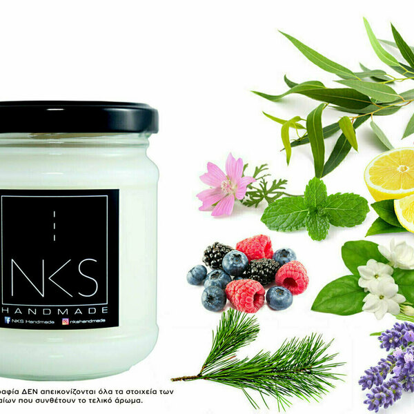 Αρωματικό Φυτικό Κερί Σόγιας - SNOW 170ml - δώρο, αρωματικά κεριά, φυτικό κερί, αρωματικό χώρου, αρωματικά έλαια - 2