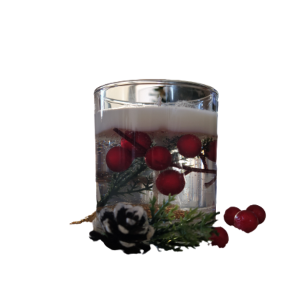 Κερί σόγιας χριστουγεννιάτικο με γκι - αρωματικά κεριά