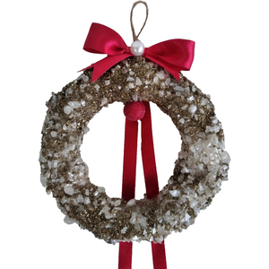 Στεφανάκι (12,5cm) - στεφάνια, χριστουγεννιάτικο, διακοσμητικά, χριστουγεννιάτικα δώρα