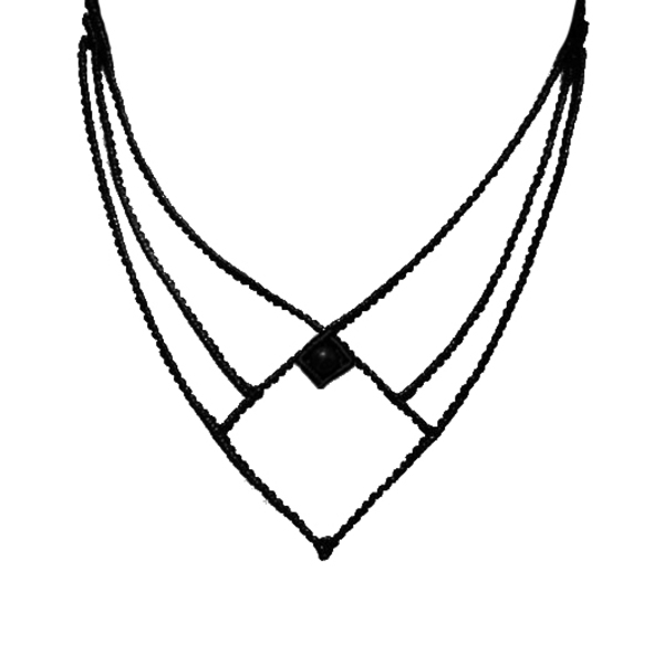 Χειροποίητο κολιέ - Macrame Ethnic Necklace - ιδιαίτερο, μακραμέ, elegant, ethnic