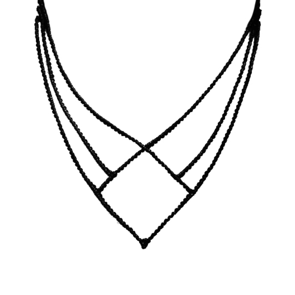 Χειροποίητο κολιέ - Macrame Ethnic Necklace - ιδιαίτερο, μακραμέ, elegant, ethnic - 2