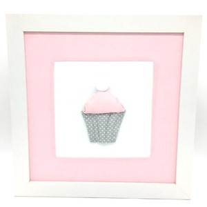 Κάδρο με σχέδιο Cupcake - πίνακες & κάδρα, κορίτσι