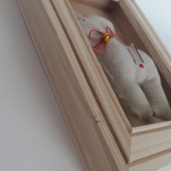 Καδράκι ξύλινο 3D_γούρια 2021 - ξύλο, δώρο, χριστουγεννιάτικο, σετ δώρου, γούρια - 3