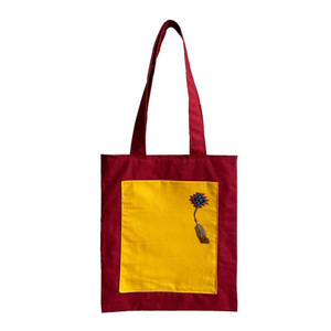 Τσάντα tote με μαγνητικό κούμπωμα - ύφασμα, ώμου, all day, tote, πάνινες τσάντες - 2