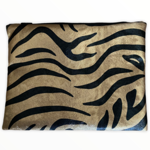 Χειροποίητο Pouch/Tσαντάκι Animal Print - animal print, clutch, δερματίνη