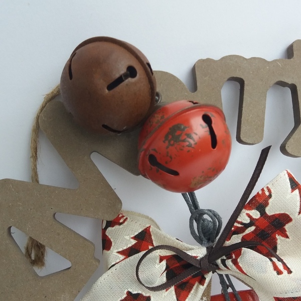 Στεφάνι χριστουγεννιάτικο - ξύλο, στεφάνια, χριστουγεννιάτικα δώρα, στολίδια - 4