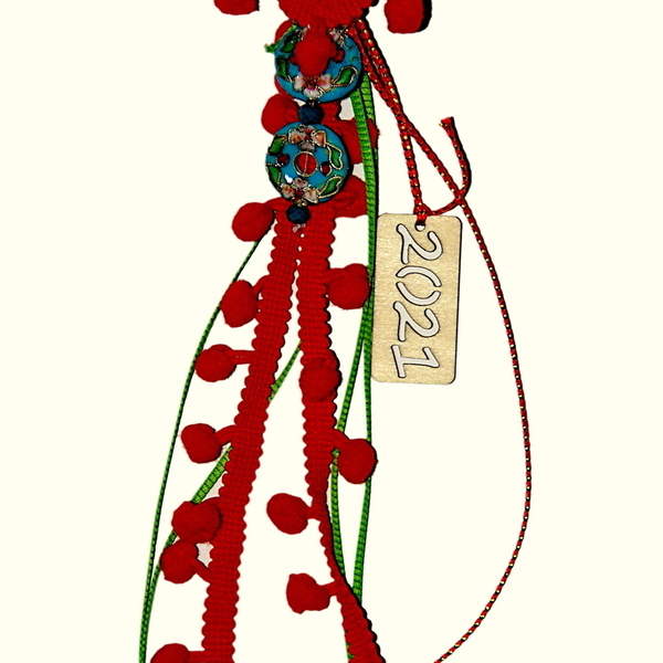 ΧΡΙΣΤΟΥΓΕΝΝΙΑΤΙΚΟ ΓΟΥΡΙ ΜΙΚΡΗ ΚΟΛΟΚΥΘΟΥΛΑ - ύφασμα, χριστουγεννιάτικα δώρα, κολοκύθα, γούρια - 4