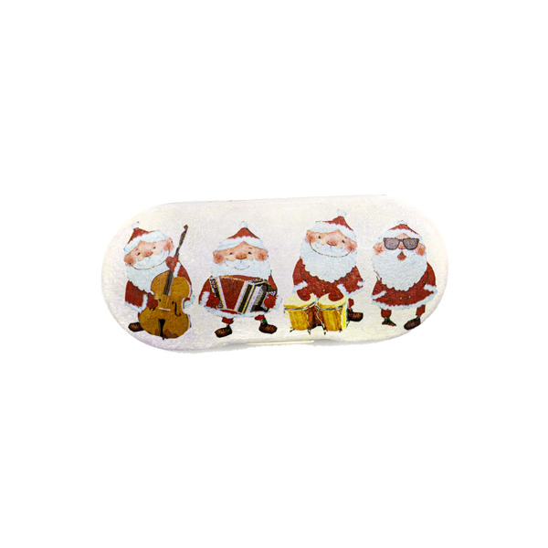 Θήκη γυαλιων «Άγιος Βασίλης» - ντεκουπάζ, χριστουγεννιάτικο, χριστουγεννιάτικα δώρα, άγιος βασίλης, θήκες γυαλιών
