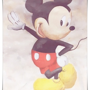 Χειροποίητη ζωγραφιά Mickey Mouse - πίνακες & κάδρα, πίνακες ζωγραφικής