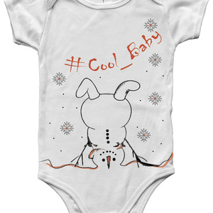 Christmas baby / Cool SNOWMAN! - χριστουγεννιάτικα δώρα, βρεφικά ρούχα - 2