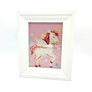 Κορνίζα unicorn - πίνακες & κάδρα, κορίτσι, μονόκερος