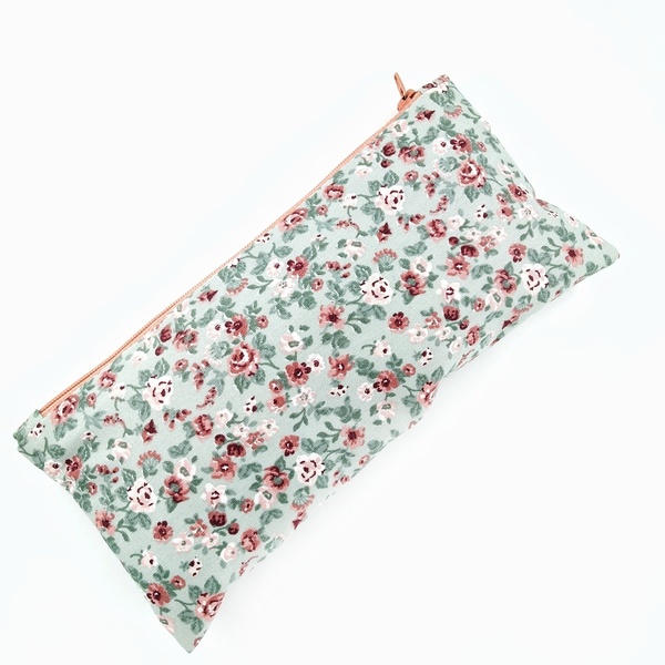 Pouch-κασετίνα Romance 10x22 cm - ύφασμα, κασετίνες, καλλυντικών, ταξιδίου