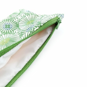 Pouch-κασετίνα Green Doodle 10x22 cm - κασετίνες, καλλυντικών, ταξιδίου - 3