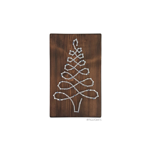 Ξύλινο Χριστουγεννιάτικο δεντράκι "Grey" 20x12cm - ξύλο, δέντρο, δέντρα, χριστουγεννιάτικο, χριστουγεννιάτικα δώρα