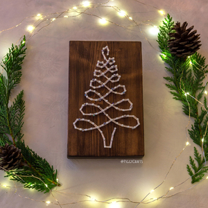 Ξύλινο Χριστουγεννιάτικο δεντράκι "Grey" 20x12cm - ξύλο, δέντρα, χριστουγεννιάτικο, χριστουγεννιάτικα δώρα, δέντρο - 4