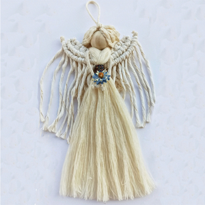 Angel blue flower Στολίδι - ύφασμα, στολίδια
