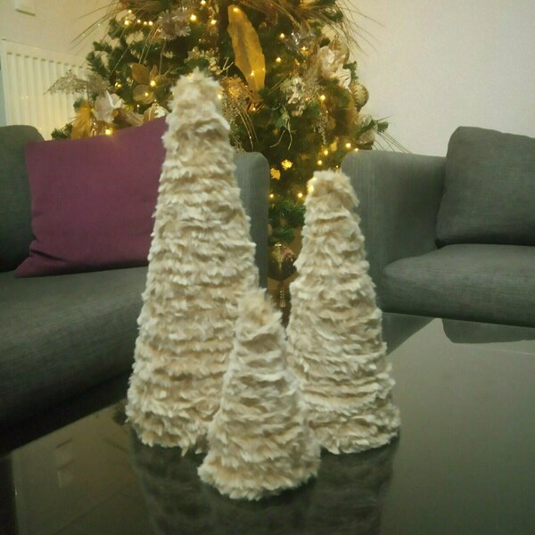 Δέντρο απο γούνα - διακοσμητικά, χριστουγεννιάτικα δώρα, δέντρο - 5