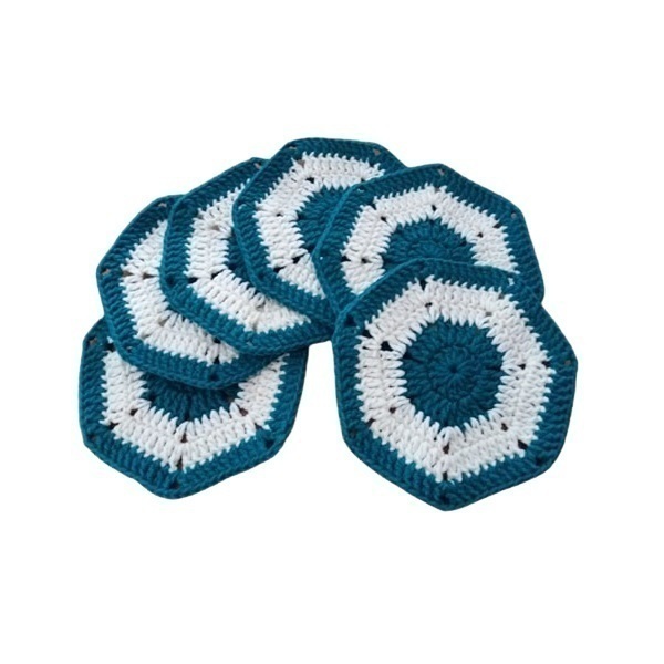 Διακοσμητικά πλεκτά σουβέρ.Crochet coasters - σουβέρ, διακοσμητικά, είδη σερβιρίσματος - 2