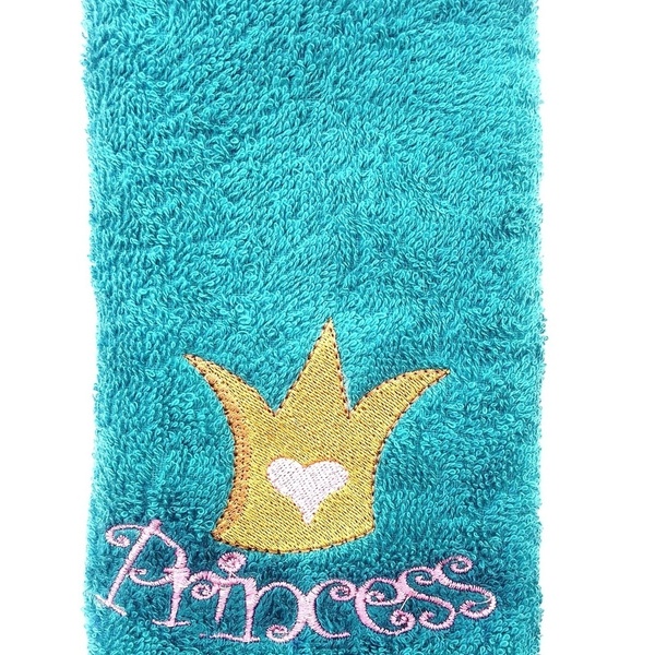 Πετσέτα χεριών με κέντημαss Princess - κορίτσι, πετσέτες