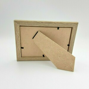 Ξύλινη επιτραπέζια κορνίζα με καρδιά από βότσαλα (18×13cm) - ξύλο, δώρα επετείου, δώρα γενεθλίων, διακοσμητικά, αγ. βαλεντίνου - 5