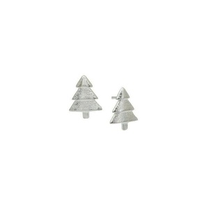 Χριστουγεννιάτικο δέντρο σκουλαρίκι ασήμι 925 - ασήμι, καρφωτά, μικρά, χριστουγεννιάτικο, χριστουγεννιάτικο δέντρο