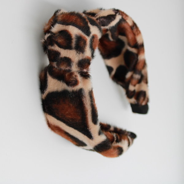 Γούνινο Giraffe Headband - animal print, στέκες - 2