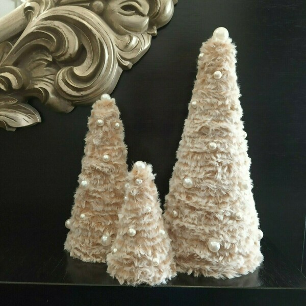Δέντρο απο γούνα - διακοσμητικά, χριστουγεννιάτικα δώρα, δέντρο - 2
