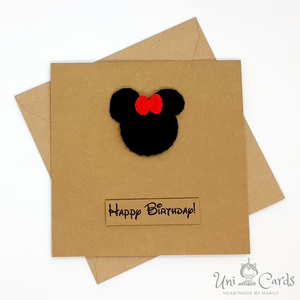 Ευχετήρια κάρτα (βελονάκι) - Μίνι - κορίτσι, γενέθλια, δώρα γενεθλίων - 3