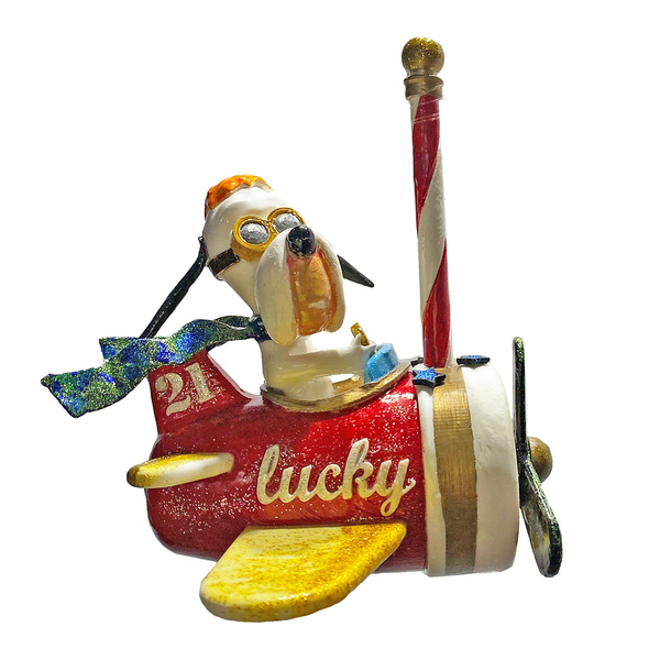 Dog Lucky 21 - γούρι, κρεμαστά, χριστουγεννιάτικα δώρα, 3d εκτύπωση