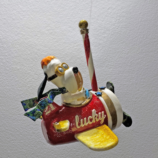 Dog Lucky 21 - γούρι, κρεμαστά, χριστουγεννιάτικα δώρα, 3d εκτύπωση - 2