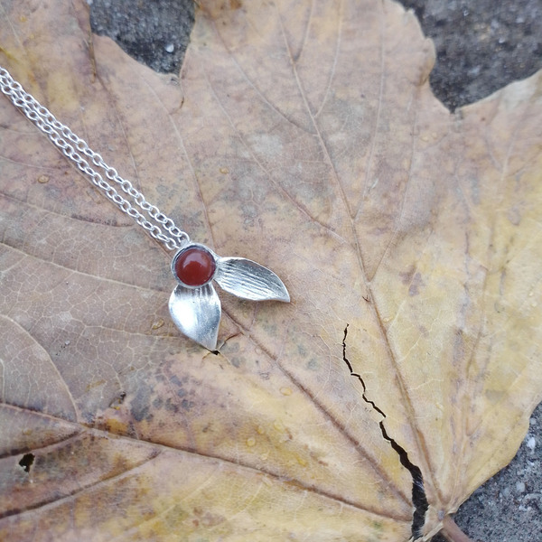Ασημένιο Κρεμαστό - charms, ασήμι 925, πέτρες, κοντά, λουλούδι - 3